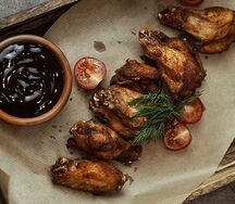 Крылышки, томленные в соусе BBQ