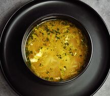 Куриный супчик с яйцом