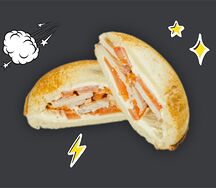 UFO-сэндвич с курицей