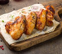 Шашлык из куриных крылышек