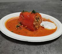 Фаршированный перец со свининой, говядиной и рисом