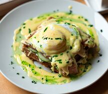 Вафля с лососем слабой соли
