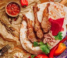 Шашлык из баранины на кости