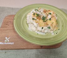 Цветная капуста в сливочном соусе