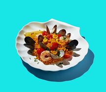 Паэлья с морепродуктами
