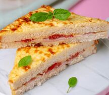 Сэндвич с ветчиной крок