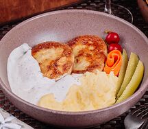 Щучьи котлеты с картофельным пюре