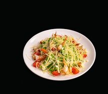 Салат Цезарь с креветками