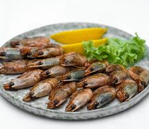 Креветки отварные