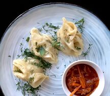 Манты Чеченские с подливой