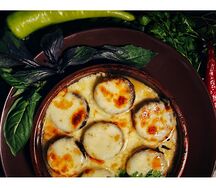 Шампиньоны фаршированные сыром