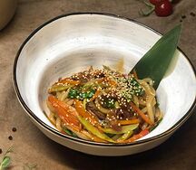 Удон с овощами