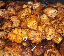 Шашлык из куриного филе