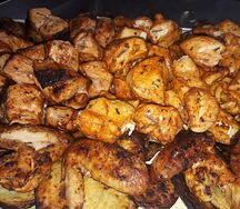 Шашлык из печени