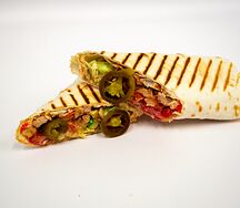 Острая шаурма со свининой