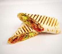 Шаурма со свининой барбекю