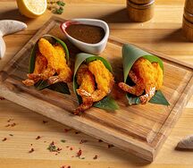 Тигровые креветки темпура