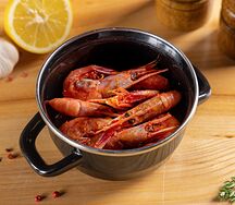 Магаданские креветки в жарке