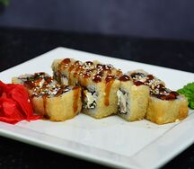 Горячий ролл с беконом