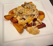 Курица в сливочно-остром соусе