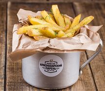 Картофель по-деревенски чесночный