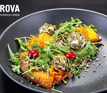 Салат с тыквой и киноа