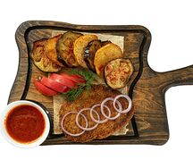 Котлета с овощами