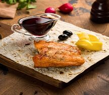 Стейк из семги