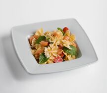 Паста Фарфалле с лососем