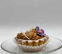 Корзиночка с кремом огонек