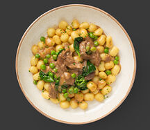 Ньокки с говяжьими щёчками су-вид