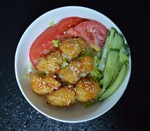Курочка в кисло-сладком соусе