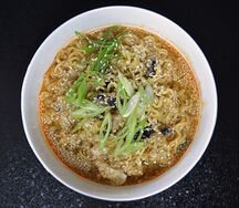 Рамён с грибами
