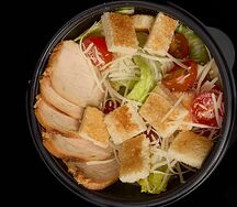 Салат Цезарь с курицей