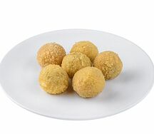 Сырные шарики с ветчиной
