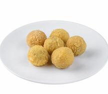 Сырные шарики с ветчиной