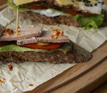 Брускетта без глютена Tuna