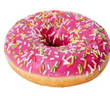 Донат Ягодный микс