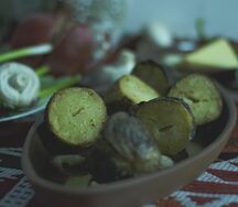 Картофель на мангале