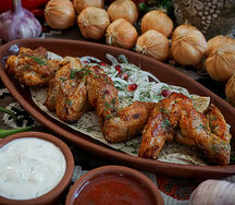 Шашлык из куриных крыльев
