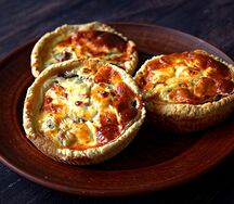 Киш с курицей и грибами