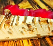 Чизкейк Нью-йорк с карамелью и грецким орехом