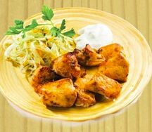 Шашлык из филе курицы на мангале