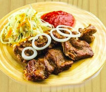 Шашлык из свинины на мангале