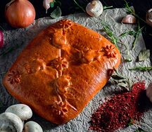 Пирог Курица и шампиньоны