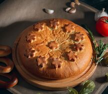 Пирог с рыбным фаршем