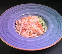 Удон с курицей