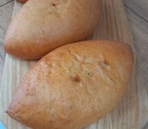 Пирожок с картофелем и грибами