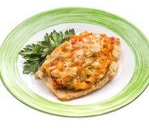 Филе куры с овощами