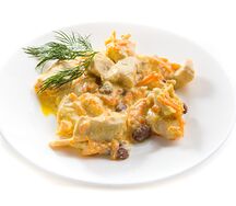 Курица по-итальянски в сливочном соусе